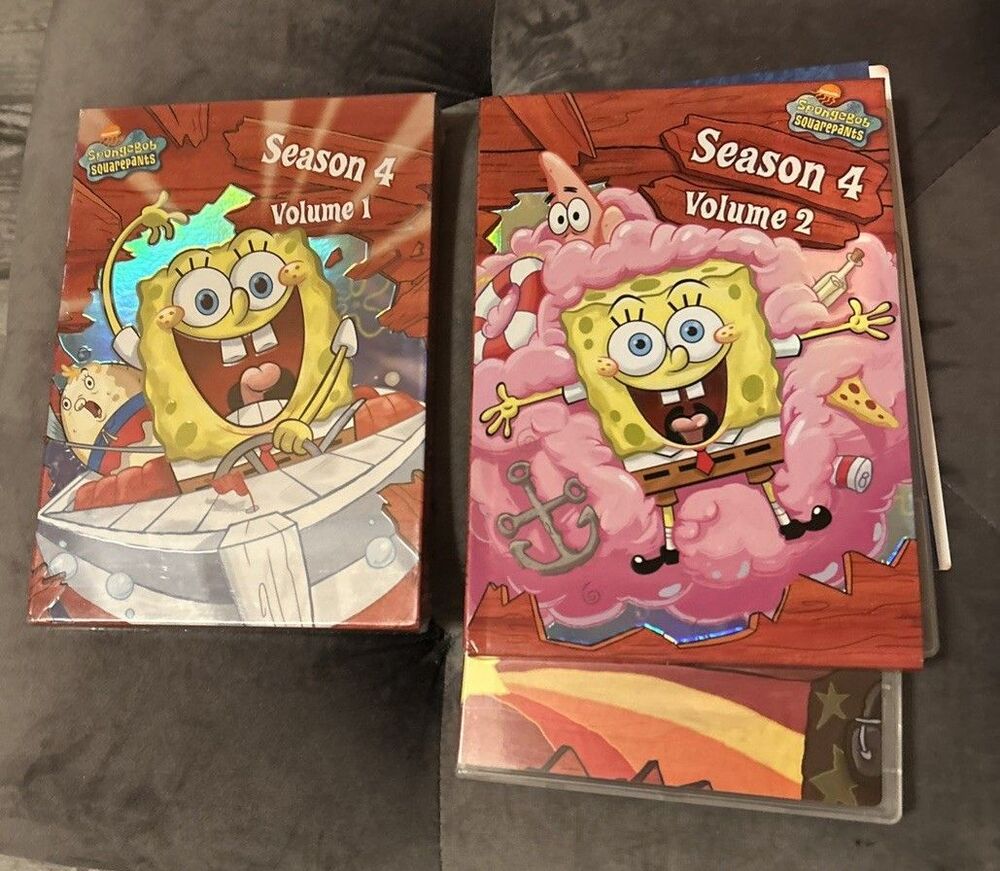 Spongebob Squarepants DVD Lot Season 4: Vol. 1 Disc 1 & 2 Vol. 2 Disc 1  is new!